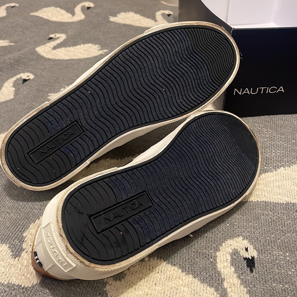 Brand New White Nautica Platform Sneakers Size 7.5 - Picture 7 of 9